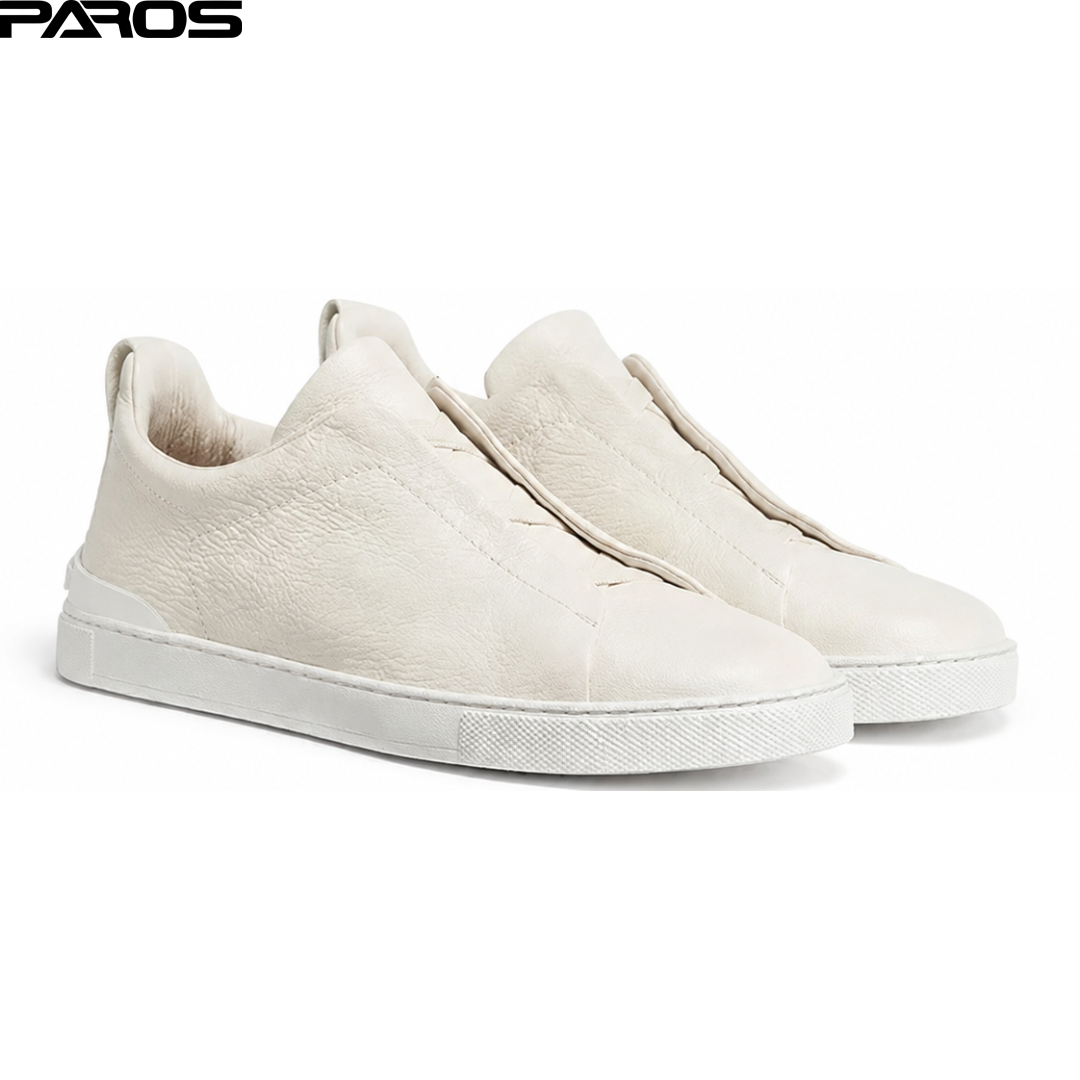 Zegna Deerskin Triple Stitch “White”