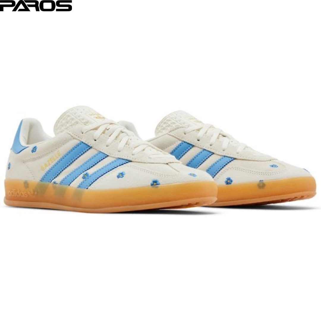 Gazelle Indoor 'Light Blue Floral Embroidery'