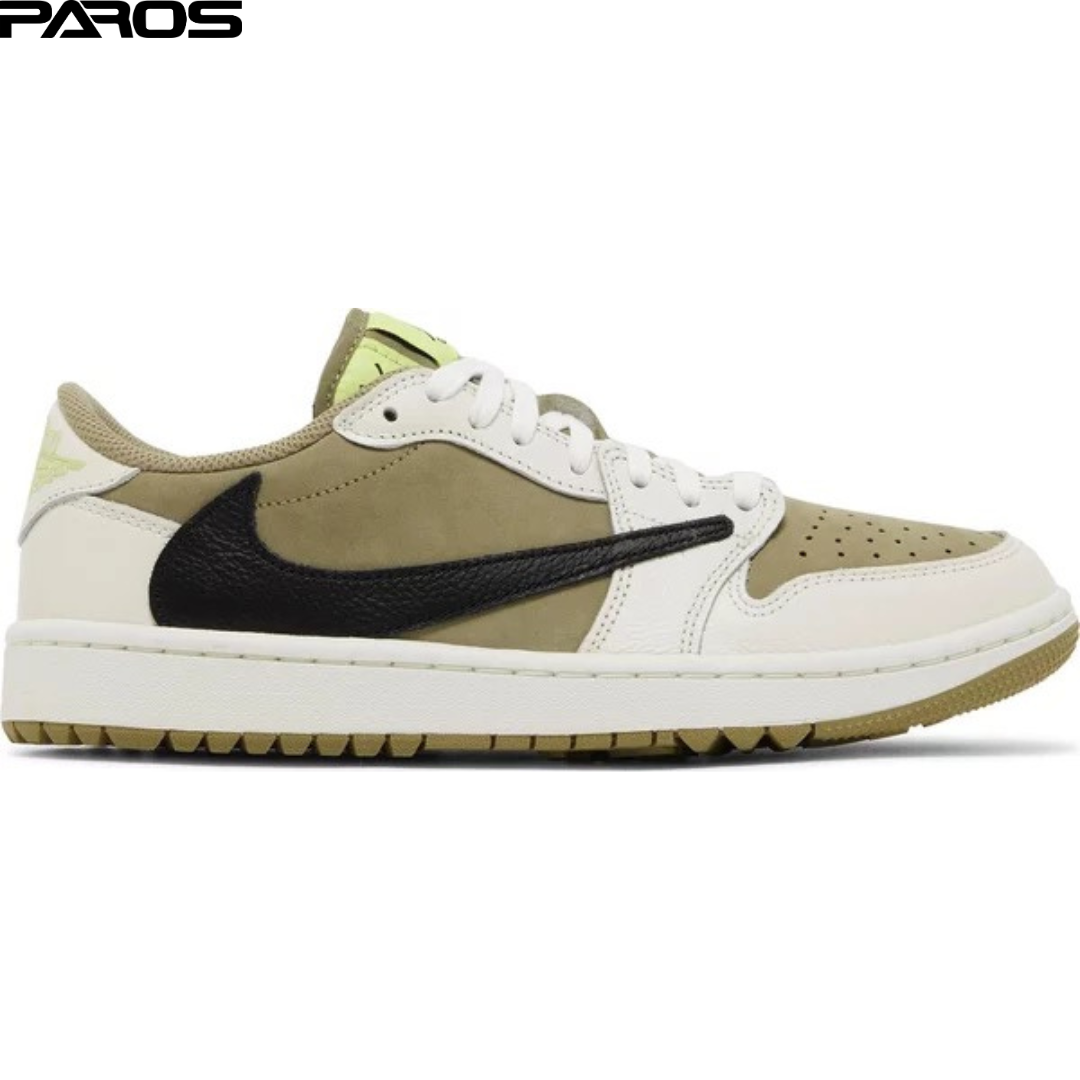 Travis Scott x Air Jordan 1 Low Golf 'Neutral Olive'