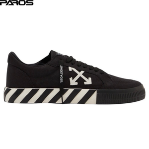 Off-White Vulcanized Low Canvas 'Black White'