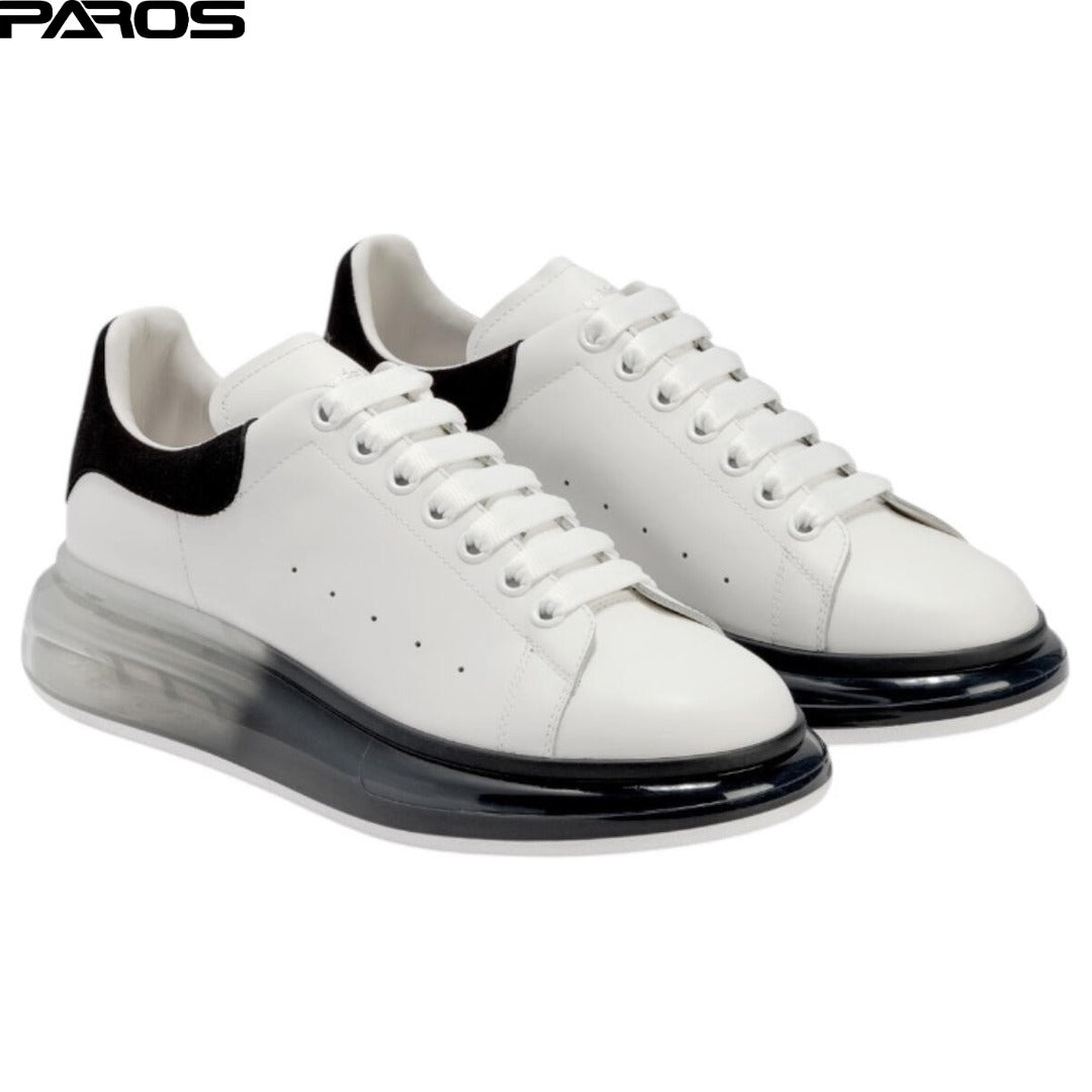 Alexander McQueen Oversized Sneaker 'Clear Sole White Black'
