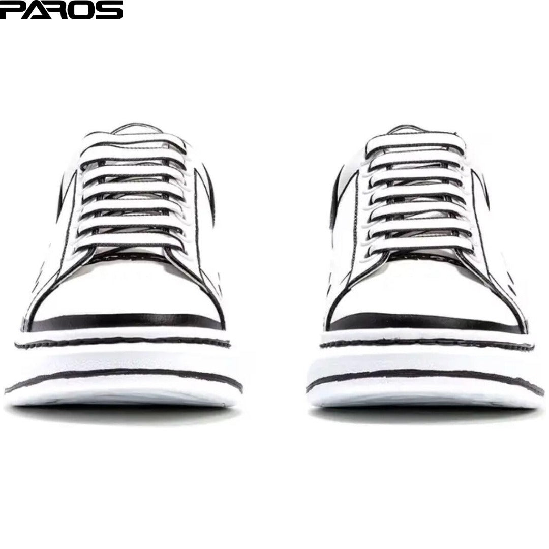 Alexander McQueen Oversized Sneaker 'White Black Outline'