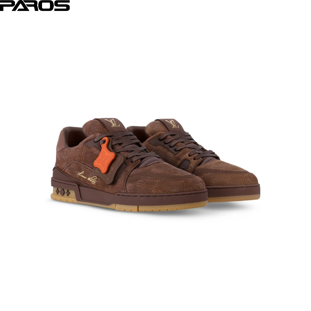 Louis Vuitton Trainer 'Brown Orange'
