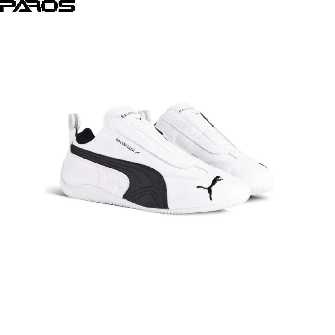 Balenciaga x Speedcat Leather 'White Black'