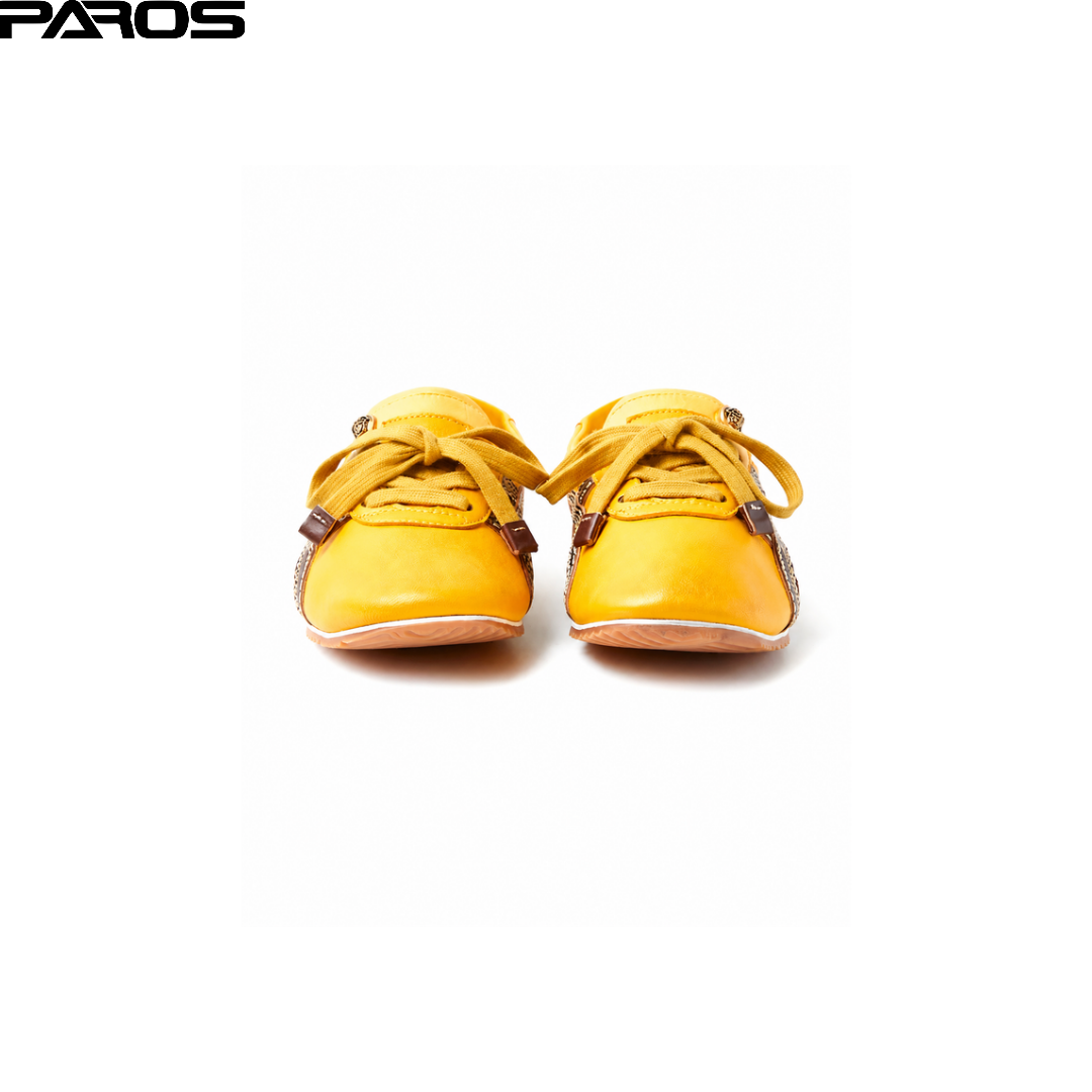 Versace x Onitsuka Tiger - TAI-CHI Sakura Nappa 'Yellow Brown'