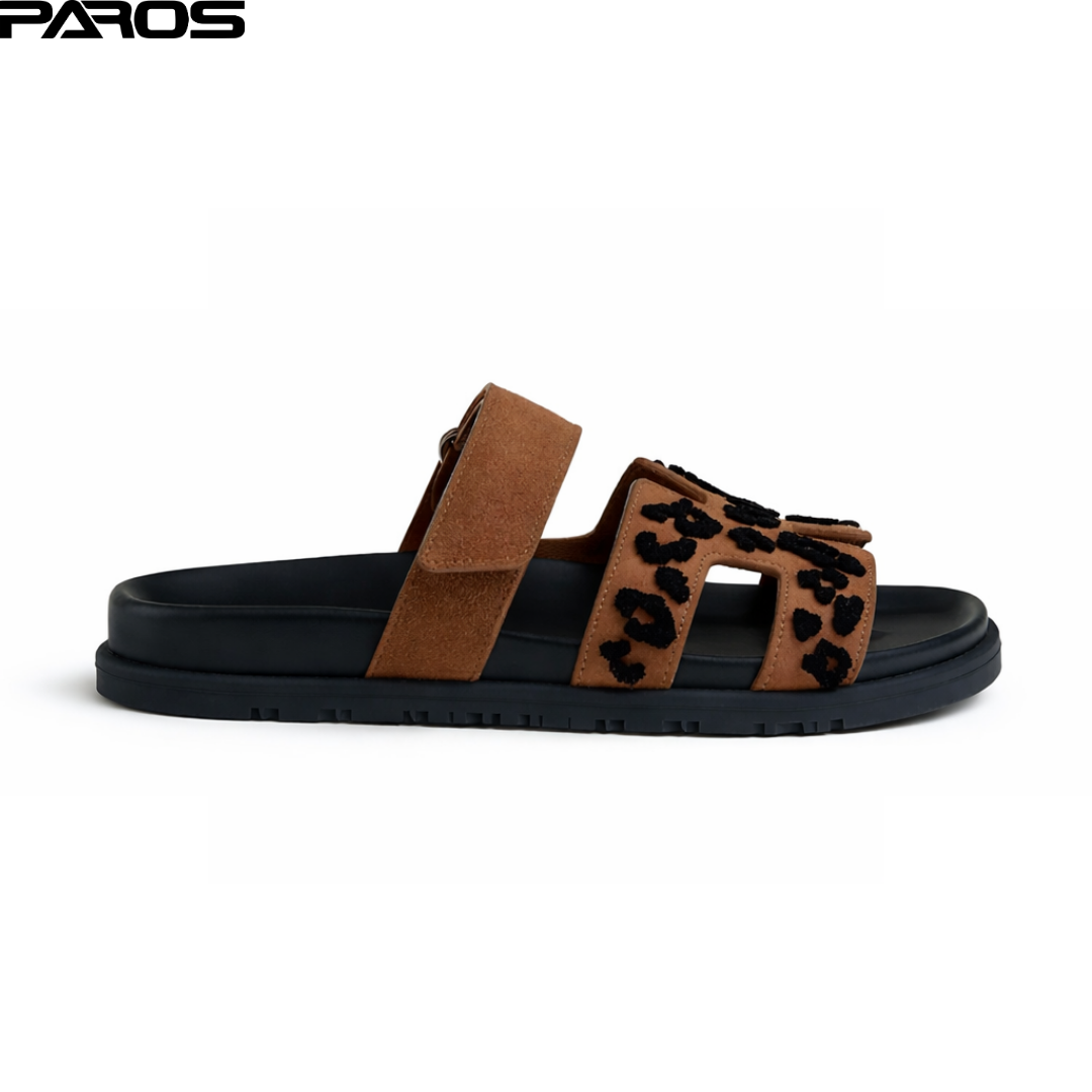 Hermès Chypre sandal 'brun fumé / noir'