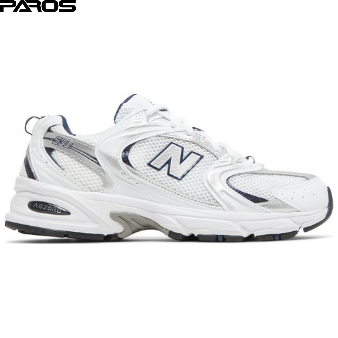 New Balance 530 White Silver Navy