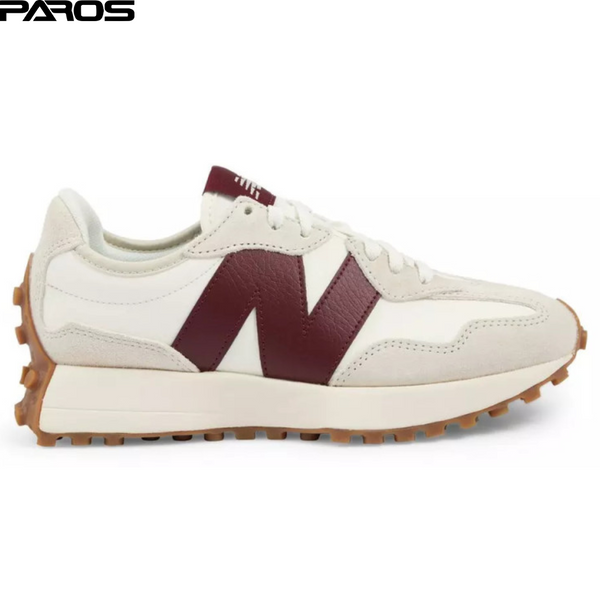 New Balance 327 'White Dark Red'