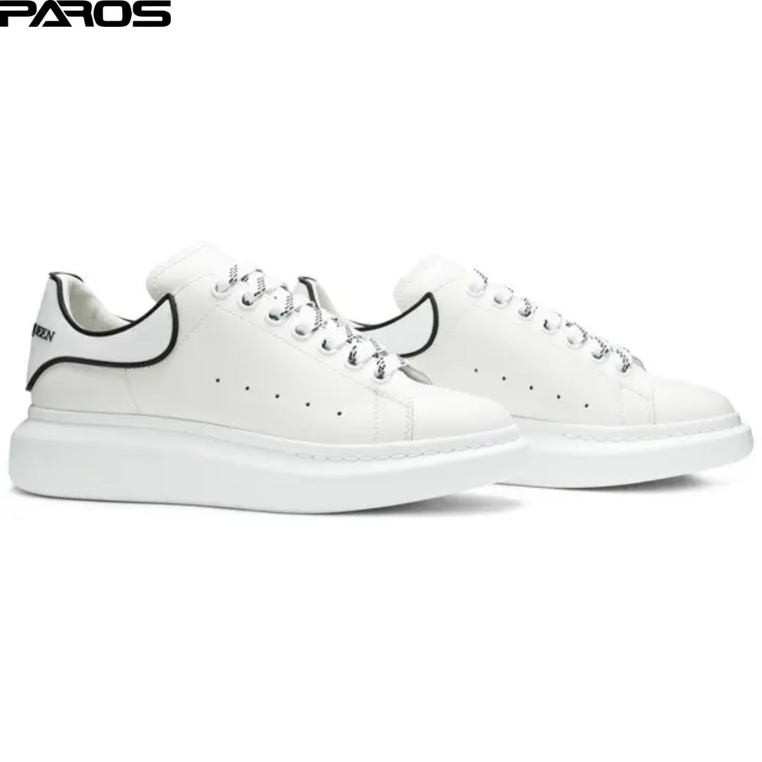 Alexander McQueen Oversized Sneaker 'New Tech Calf - White Black'