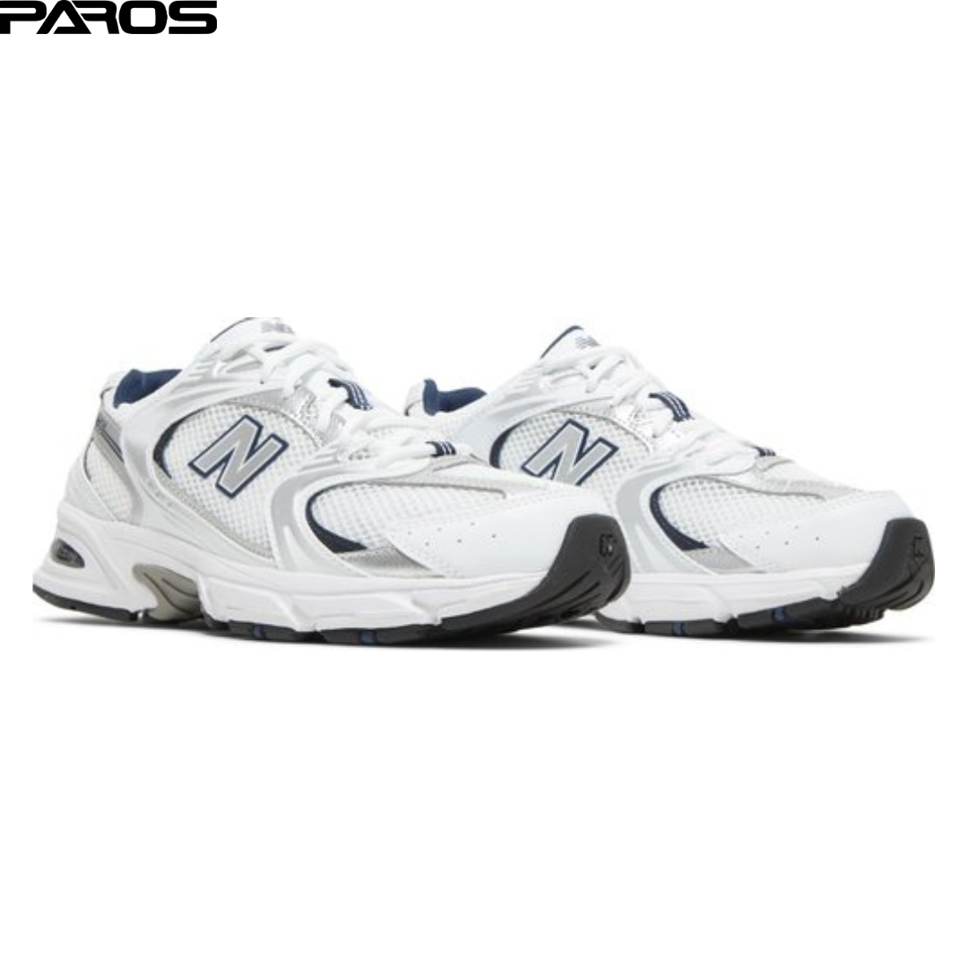 New Balance 530 White Silver Navy