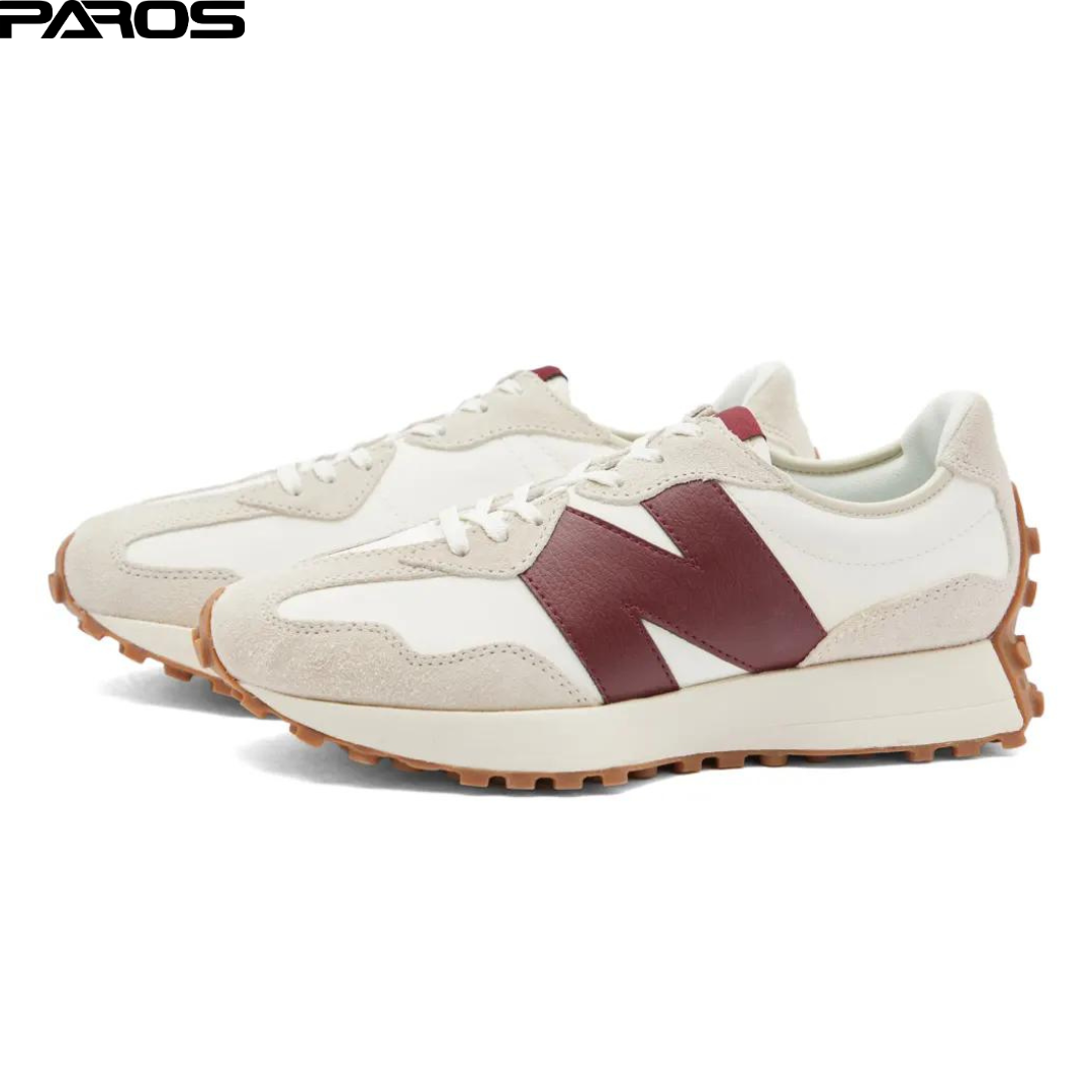 New Balance 327 'White Dark Red'