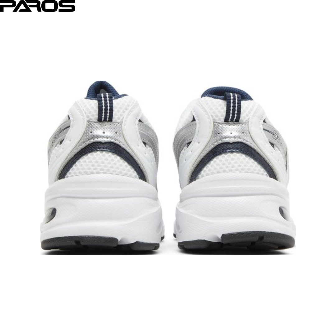 New Balance 530 White Silver Navy