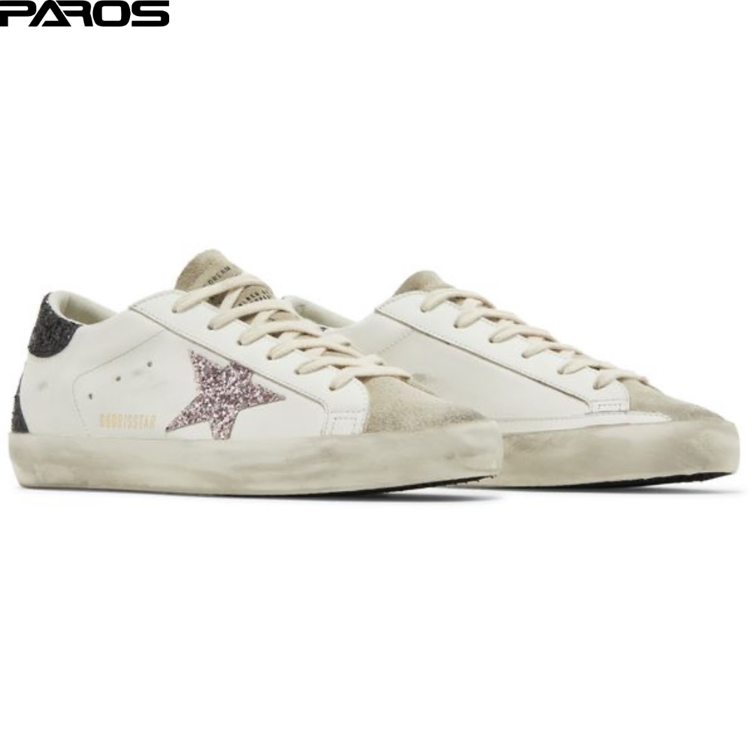 Golden Goose Superstar 'White Mauve Pink Glitter'