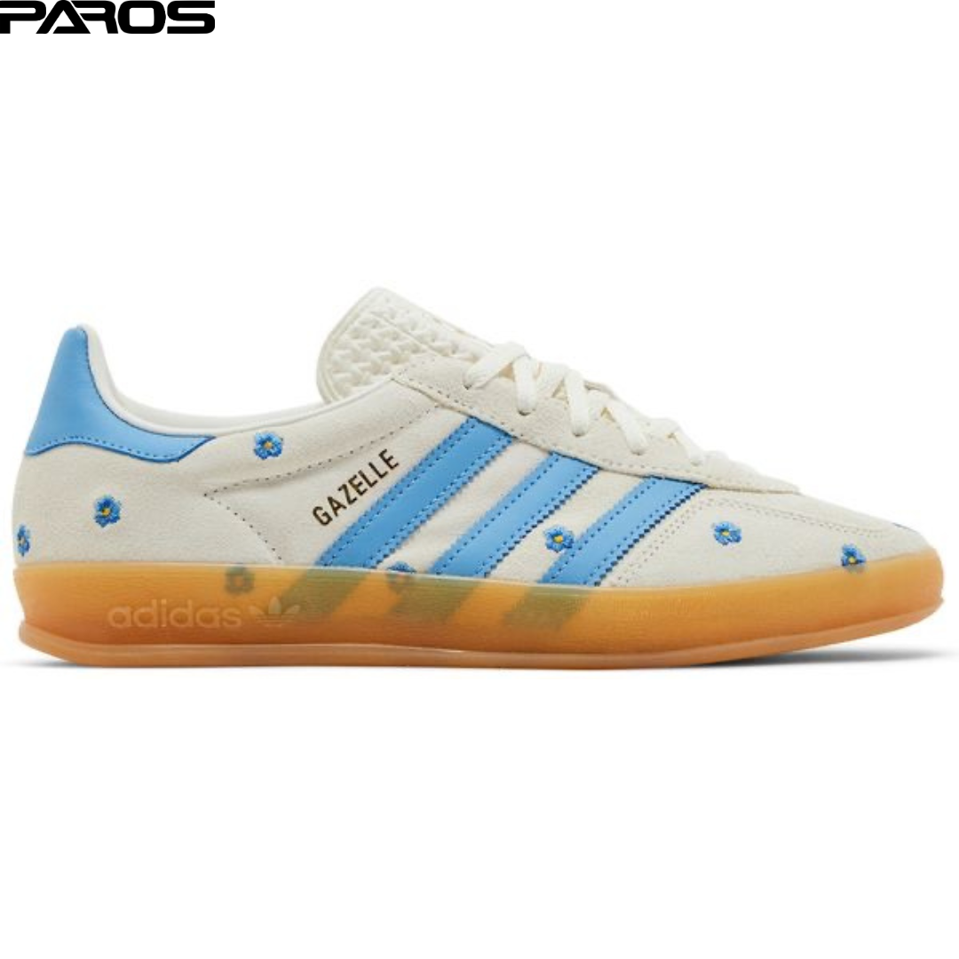Gazelle Indoor 'Light Blue Floral Embroidery'