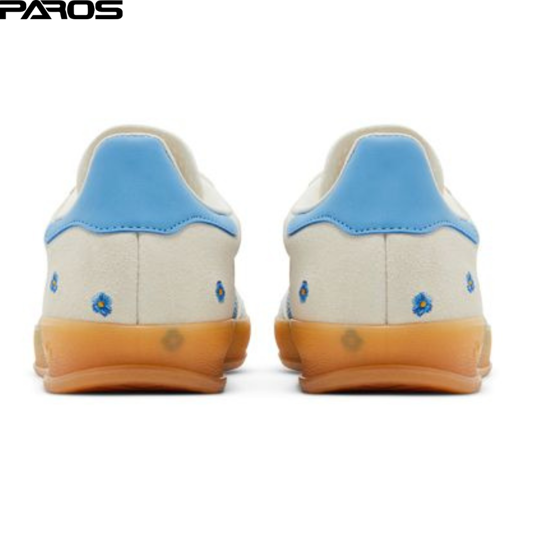 Gazelle Indoor 'Light Blue Floral Embroidery'