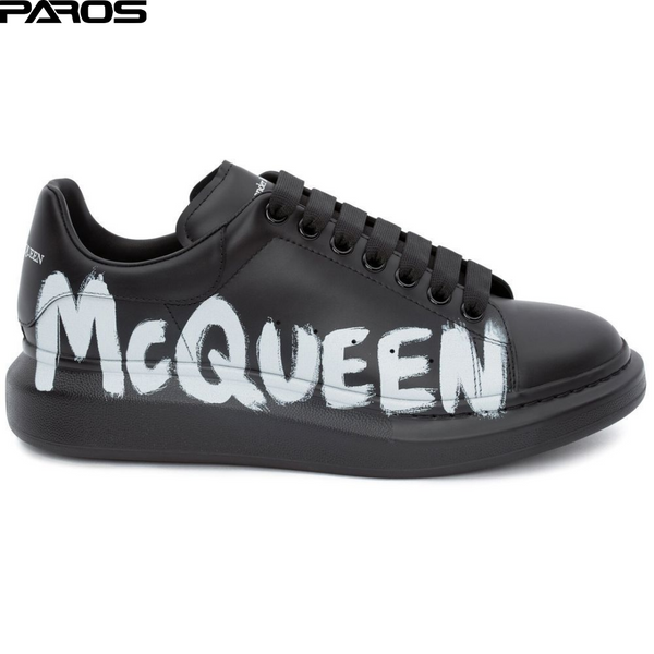 Alexander McQueen Graffiti Black White