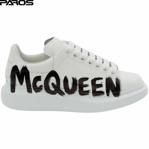 Alexander McQueen Graffiti White Blac