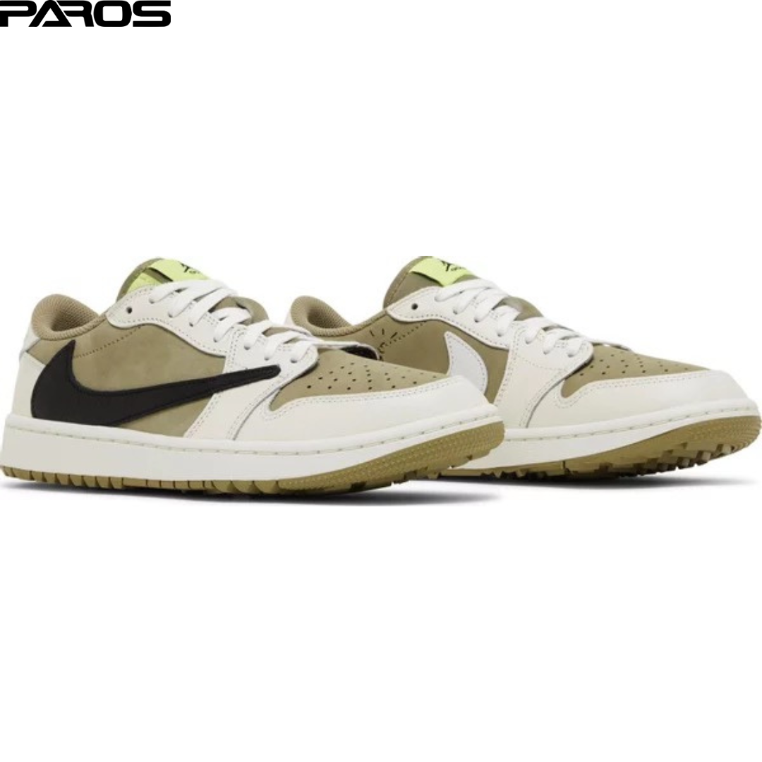 Air Jordan 1 Low Golf 'Neutral Olive' x Travis Scott