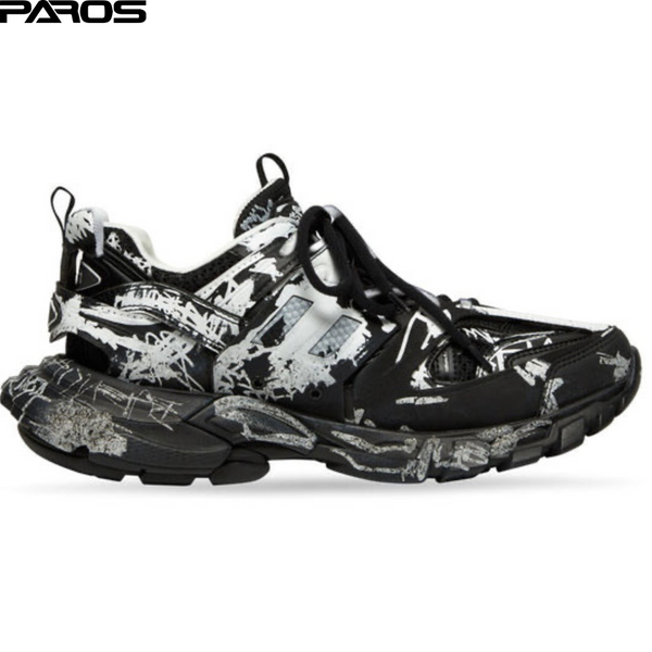 Balenciaga Track 'Graffiti - Black White'