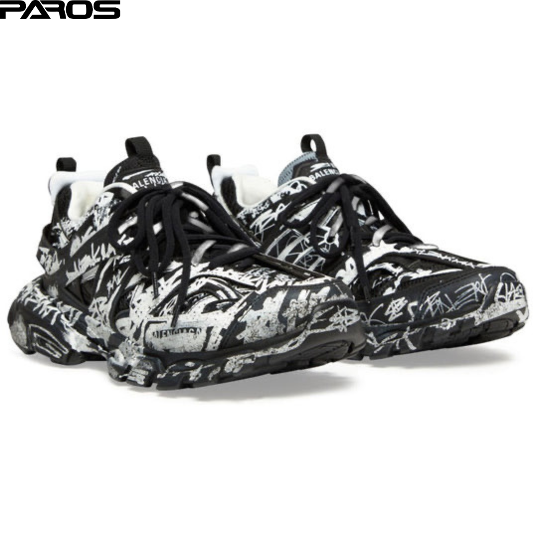 Balenciaga Track 'Graffiti - Black White'