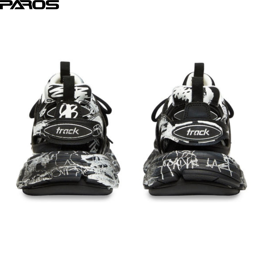 Balenciaga Track 'Graffiti - Black White'