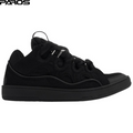Lanvin Curb Sneakers 'Black Glitter Spray'