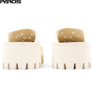 Gucci Elea Perforated Rubber Platform Mule 'White'