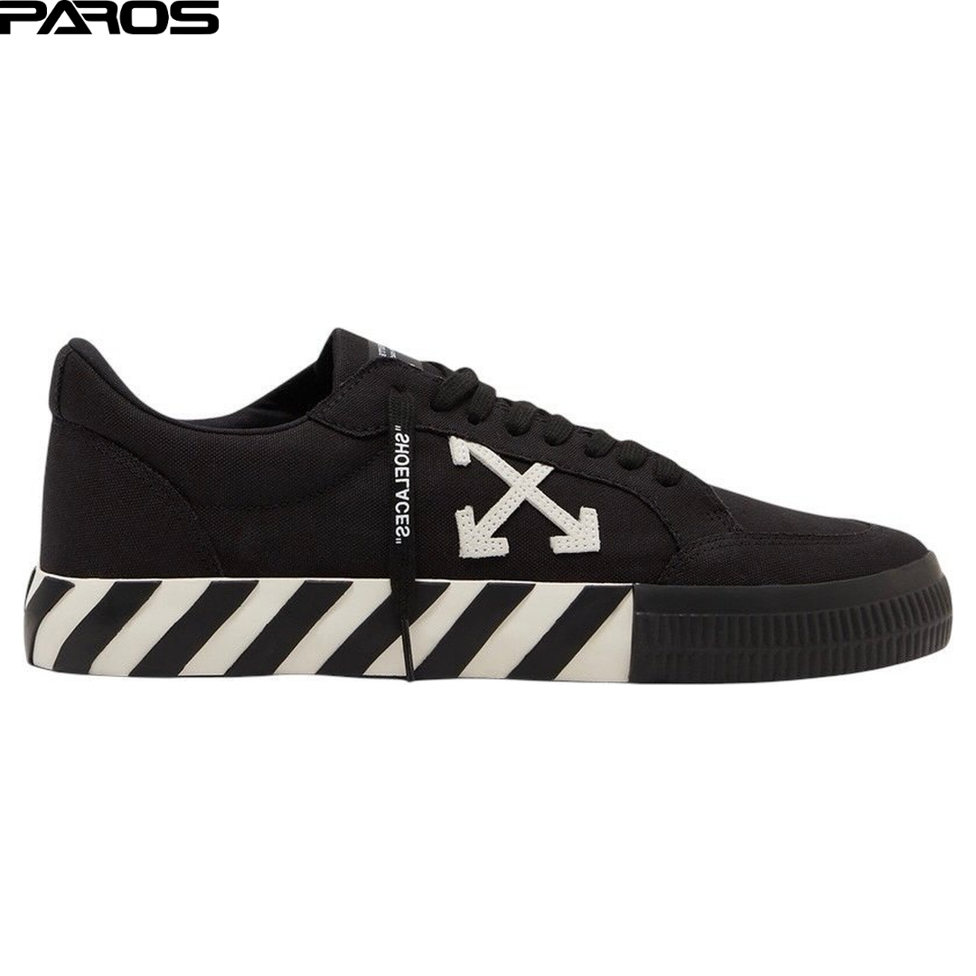 Off-White Vulcanized Low Canvas 'Black White'