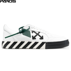 Off-White Vulcanized Low Canvas 'White Black'