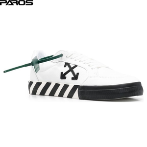 Off-White Vulcanized Low Canvas 'White Black'