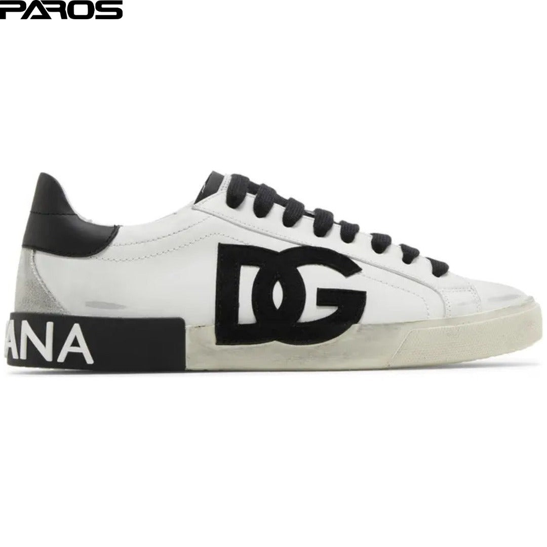 Dolce & Gabbana Portofino Vintage 'DG Logo White Black'
