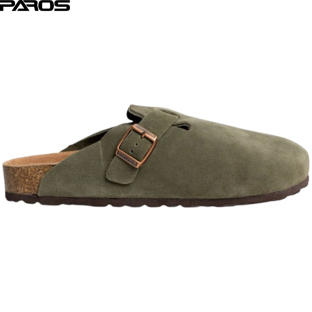 Birkenstock Boston 'Army Green'