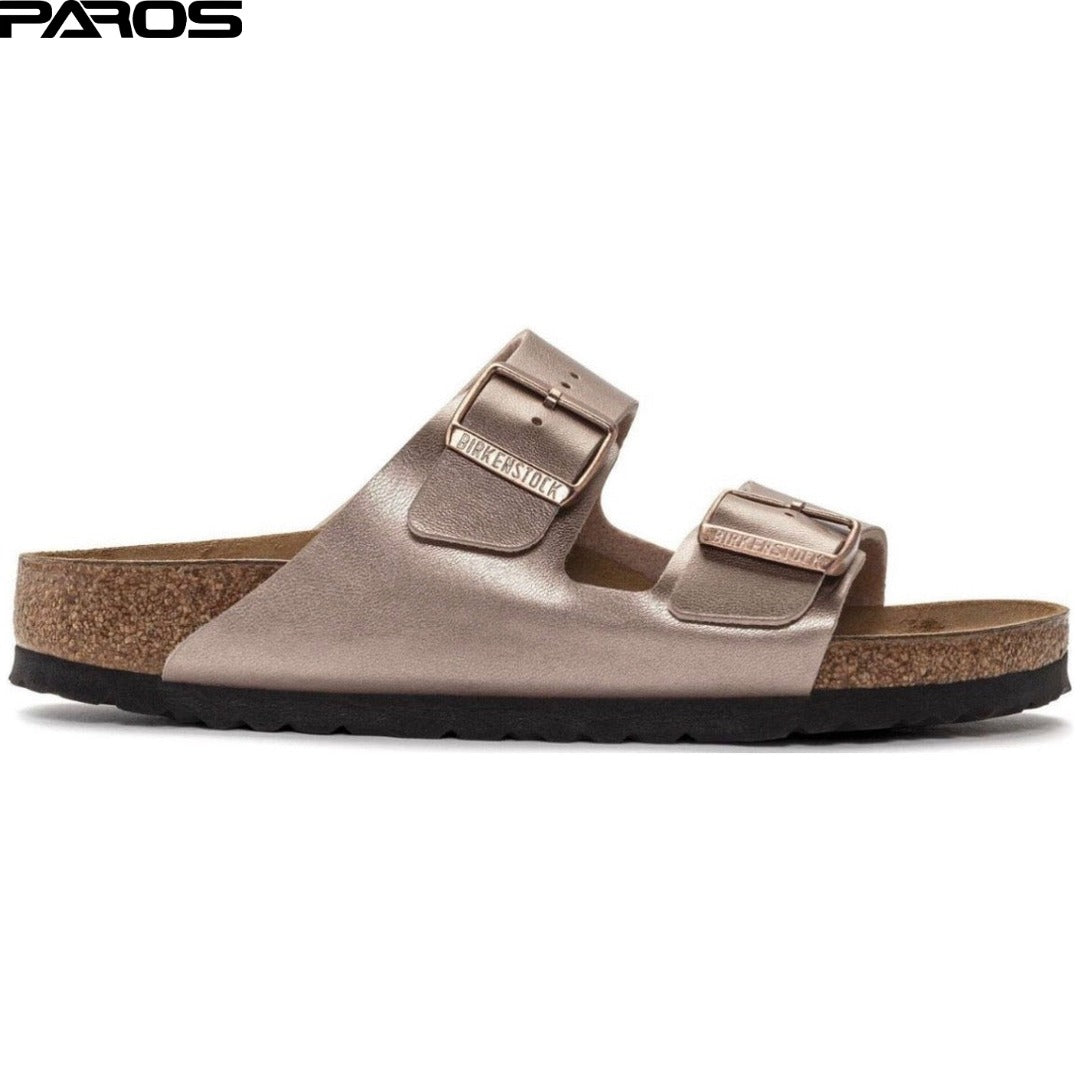 Birkenstock Arizona Soft Footbed Suede Leather 'Rose Gold'