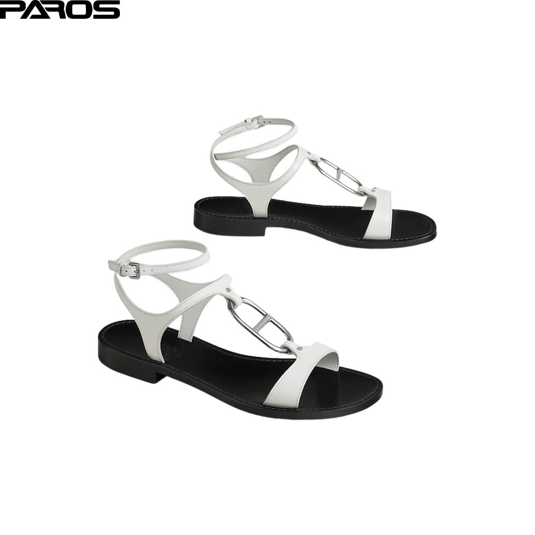 Hermès Marinella Sandal 'Blanc'
