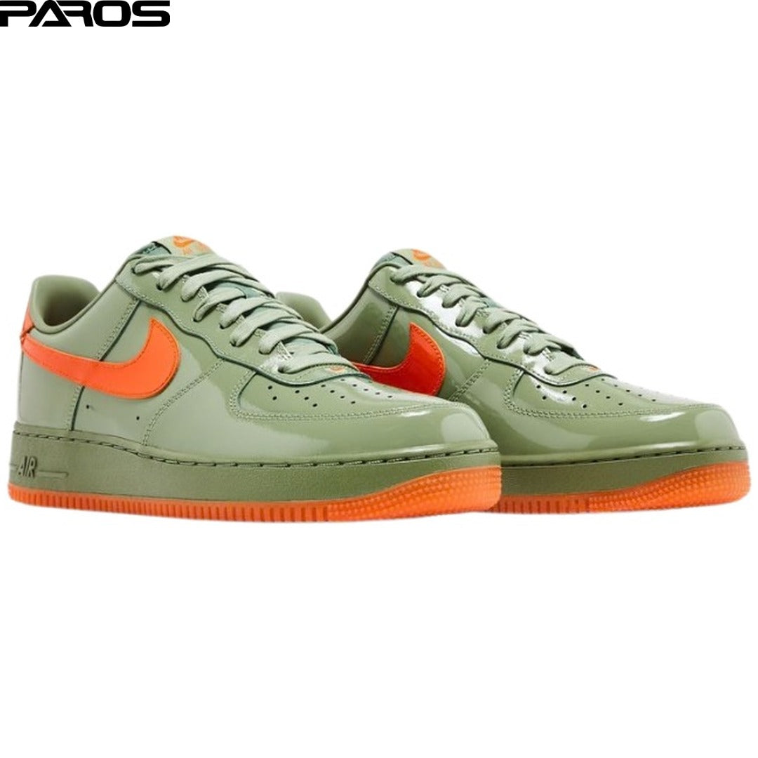 Nike Air Force 1 Low Premium 'Oil Green Safety Orange'
