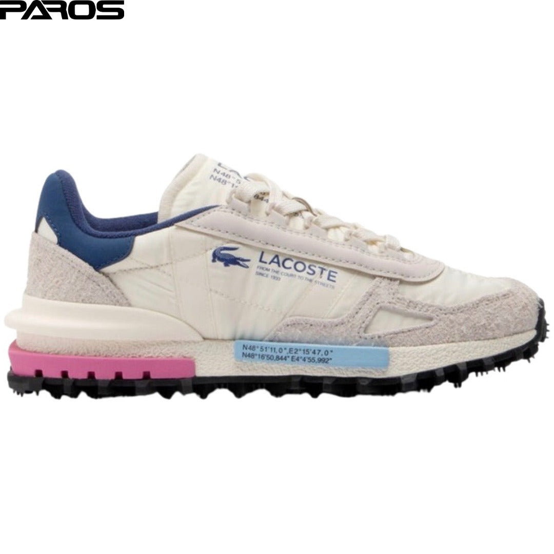 Lacoste Elite Active 'Off White Navy Pink'