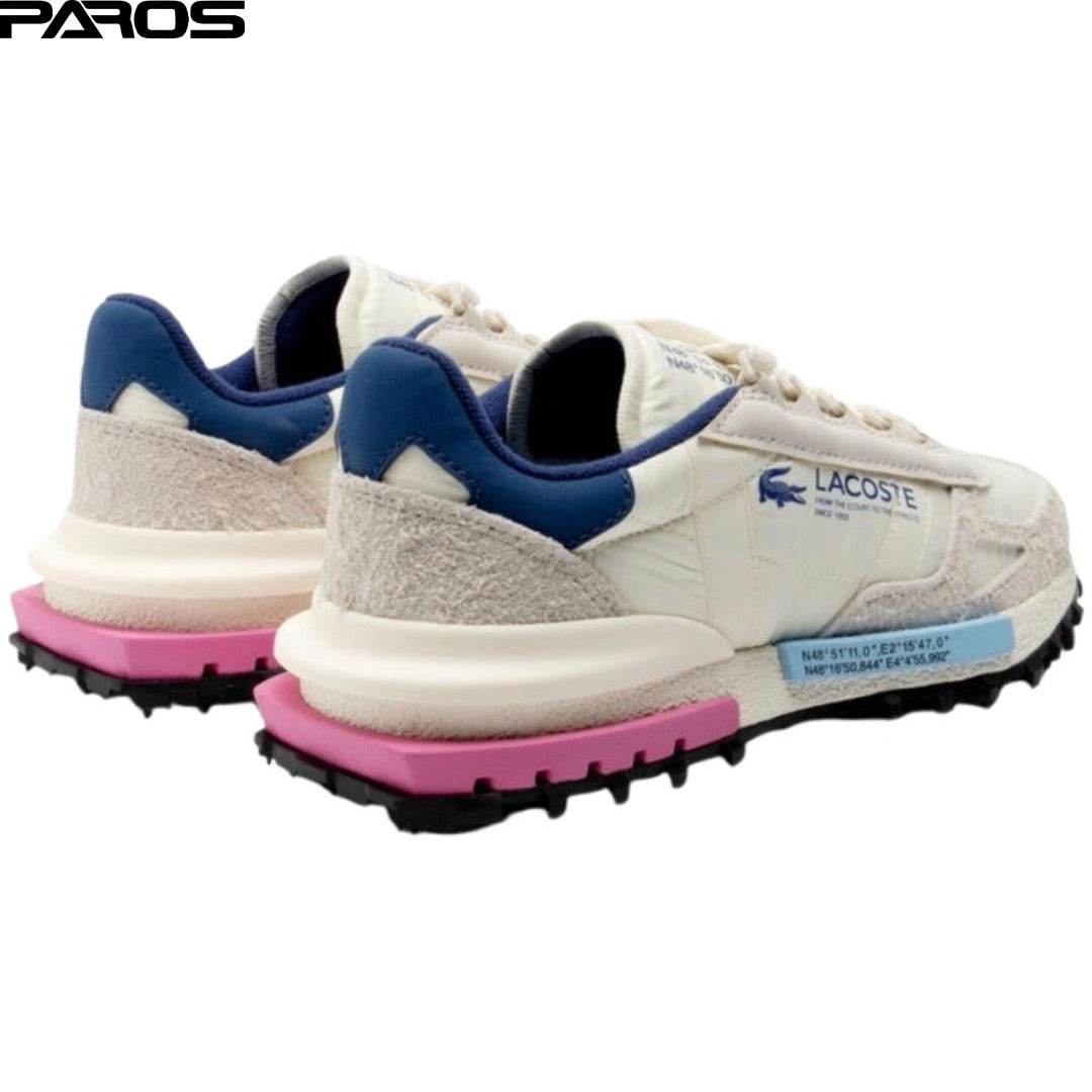 Lacoste Elite Active 'Off White Navy Pink'