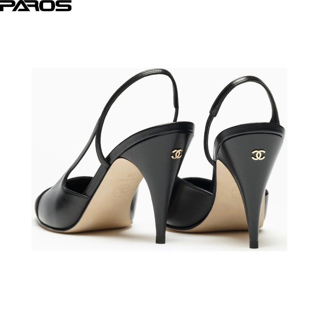 Chanel Métiers d'Art Slingbacks 'Black'