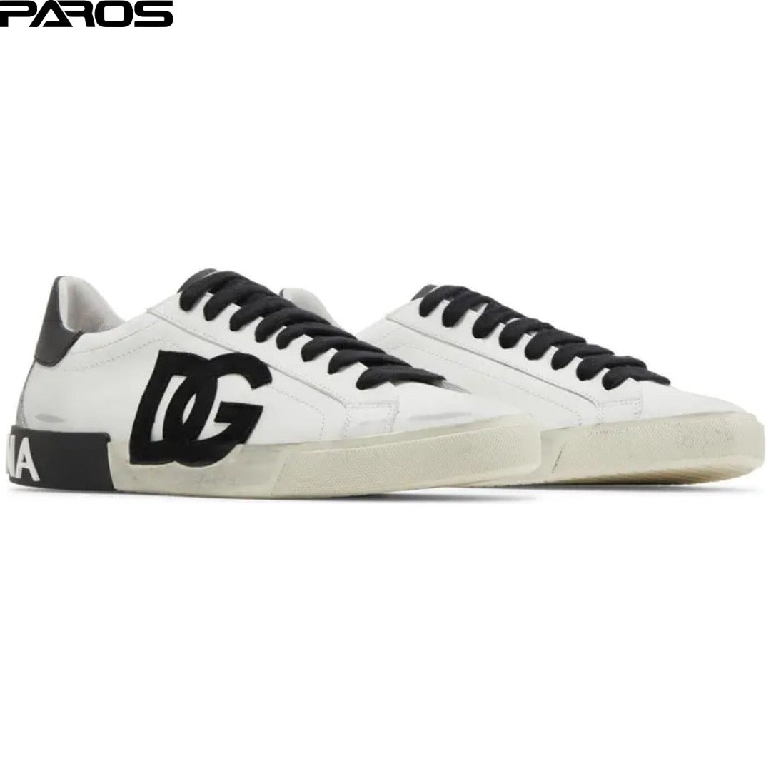 Dolce & Gabbana Portofino Vintage 'DG Logo White Black'
