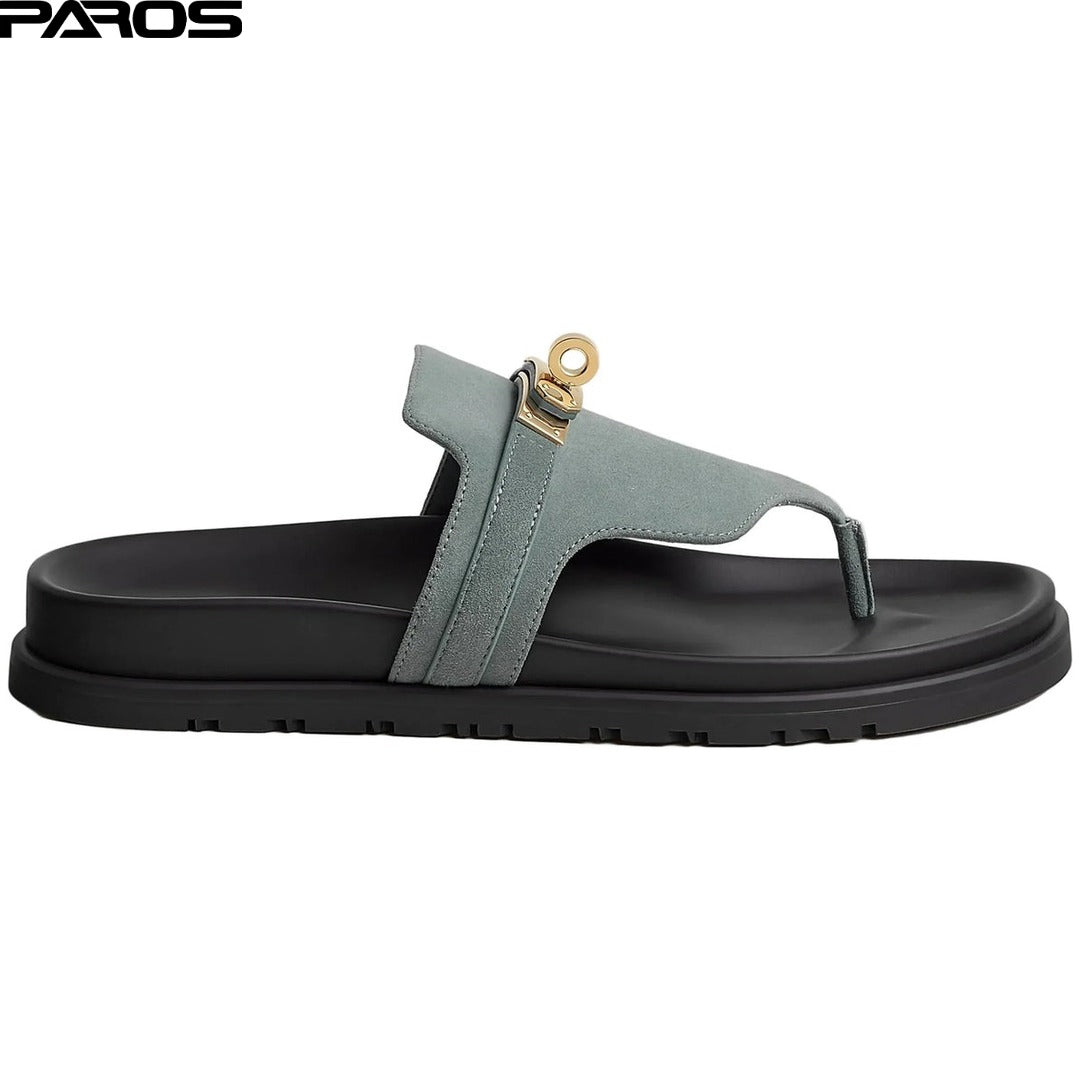 Hermès Empire Sandal 'Vert Cèdre'