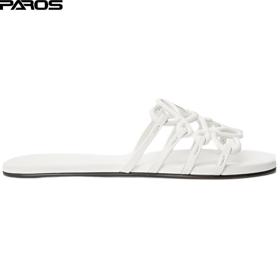 Loewe Petal Anagram Slide 'All White'