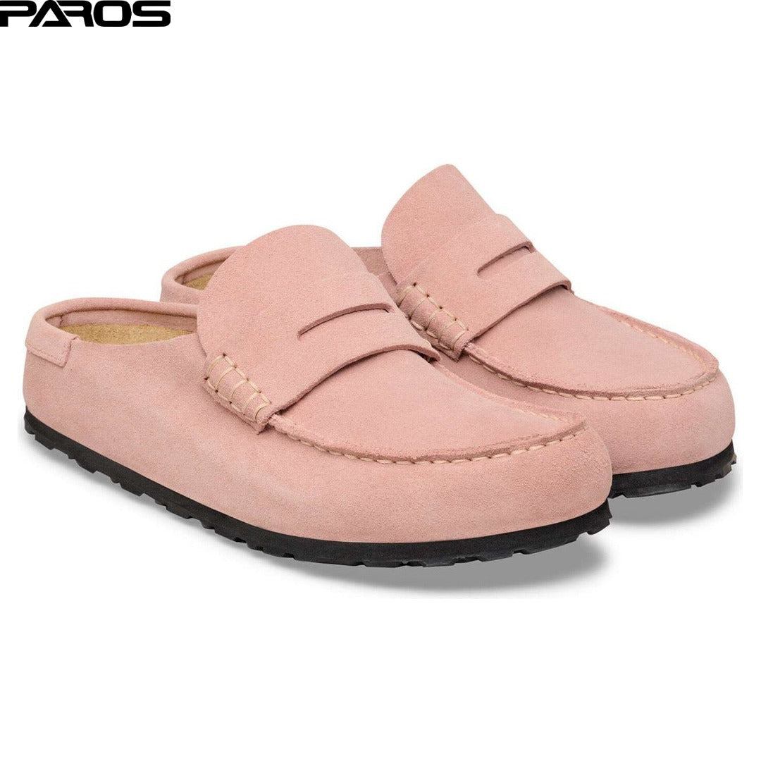 Birkenstock Naples Wrapped Suede Leather 'Pink Clay'