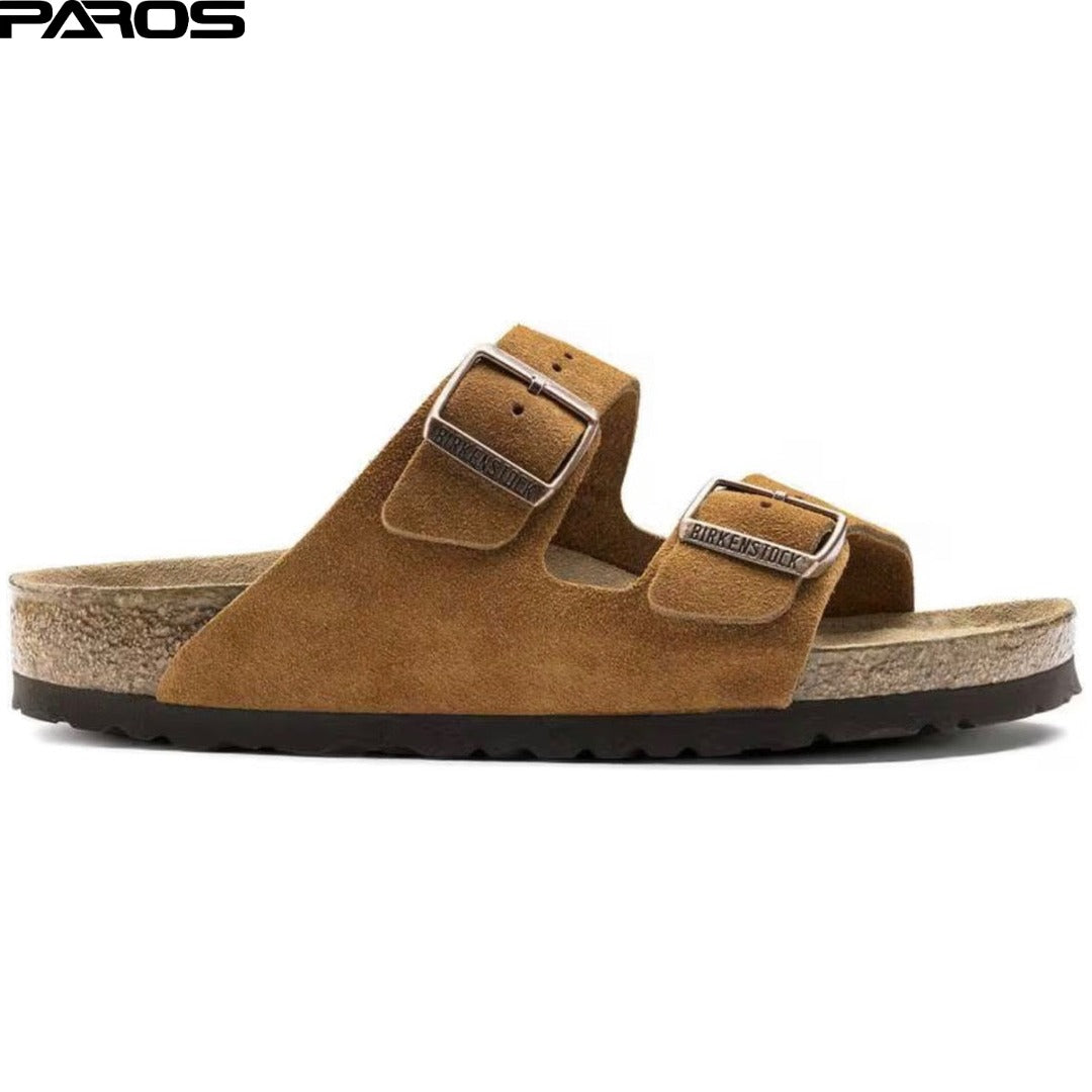 Birkenstock Arizona Soft Footbed Suede Leather 'Mink'