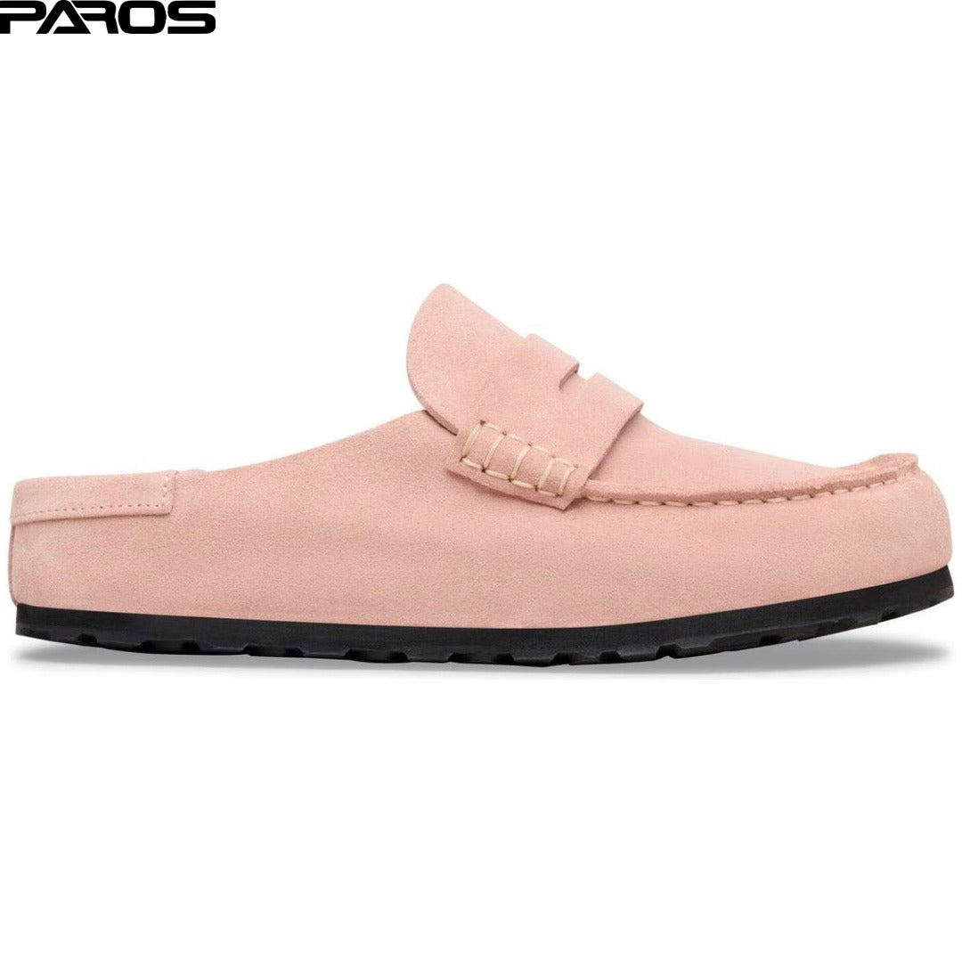 Birkenstock Naples Wrapped Suede Leather 'Pink Clay'