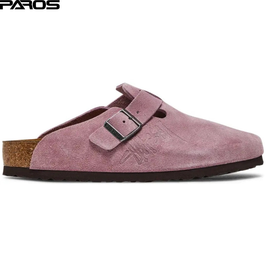 Birkenstock Boston Shearling 'Dusty Pink'