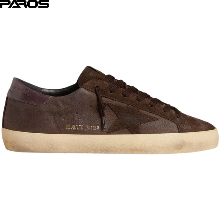 Golden Goose Super-Star LTD 'Brown Nubuck Purple'