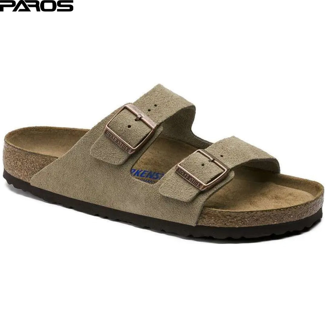 Birkenstock Arizona Soft Footbed Suede 'Taupe'