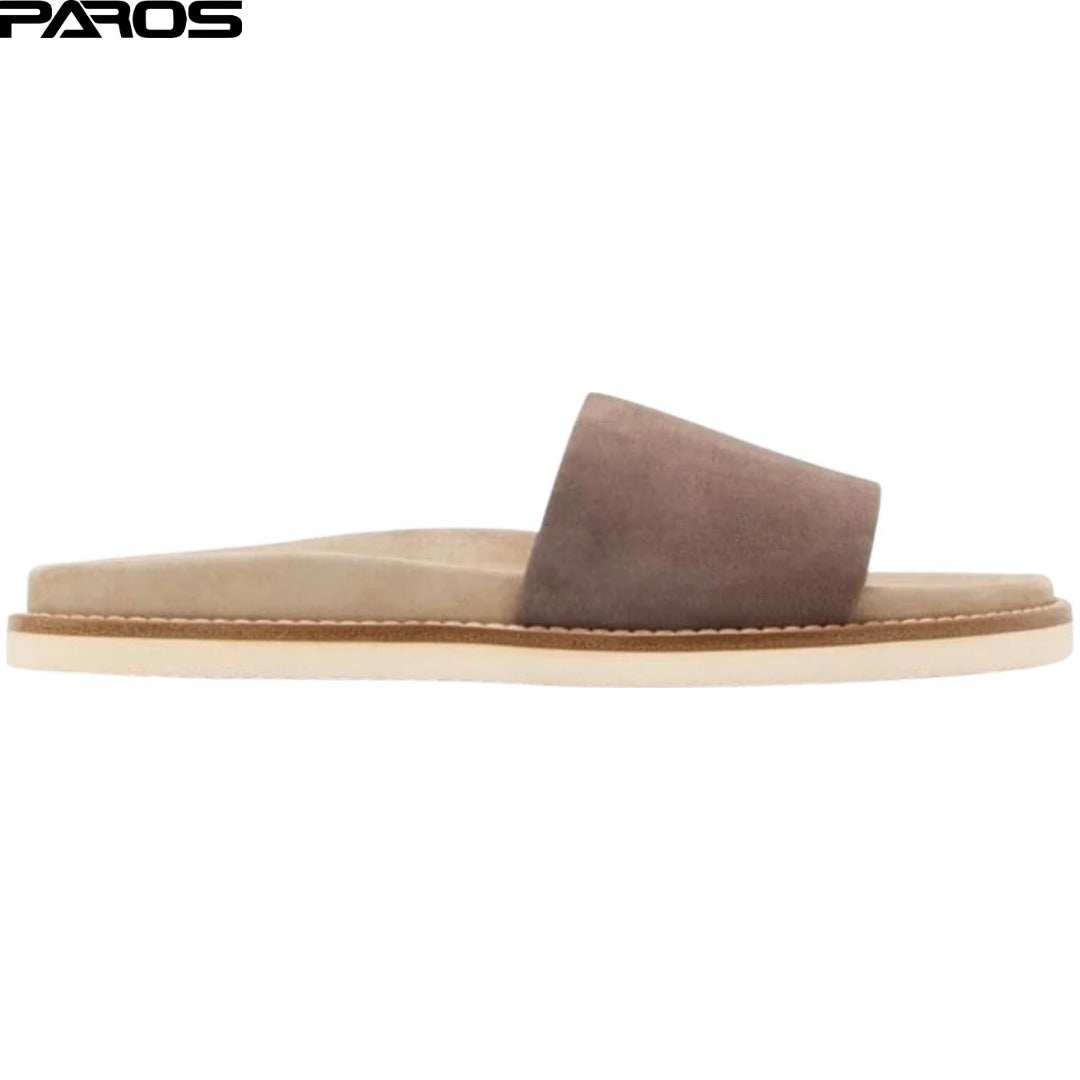 Brunello Cucinelli Suede Sandals 'Brown'