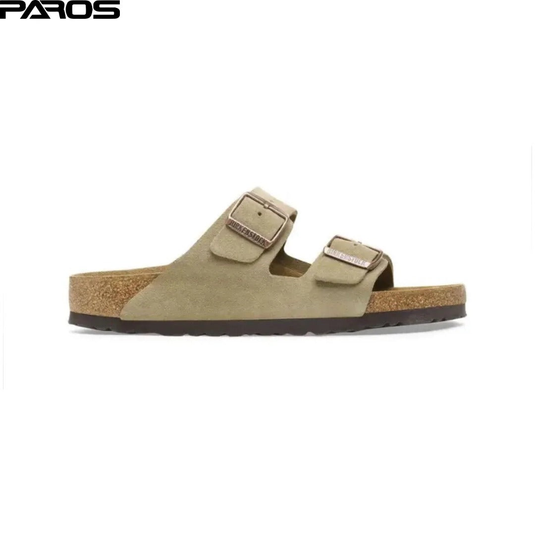 Birkenstock Arizona Suede Leather 'Taupe'