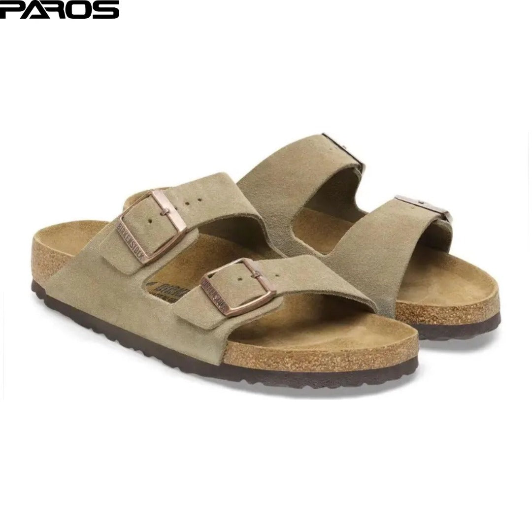 Birkenstock Arizona Suede Leather 'Taupe'